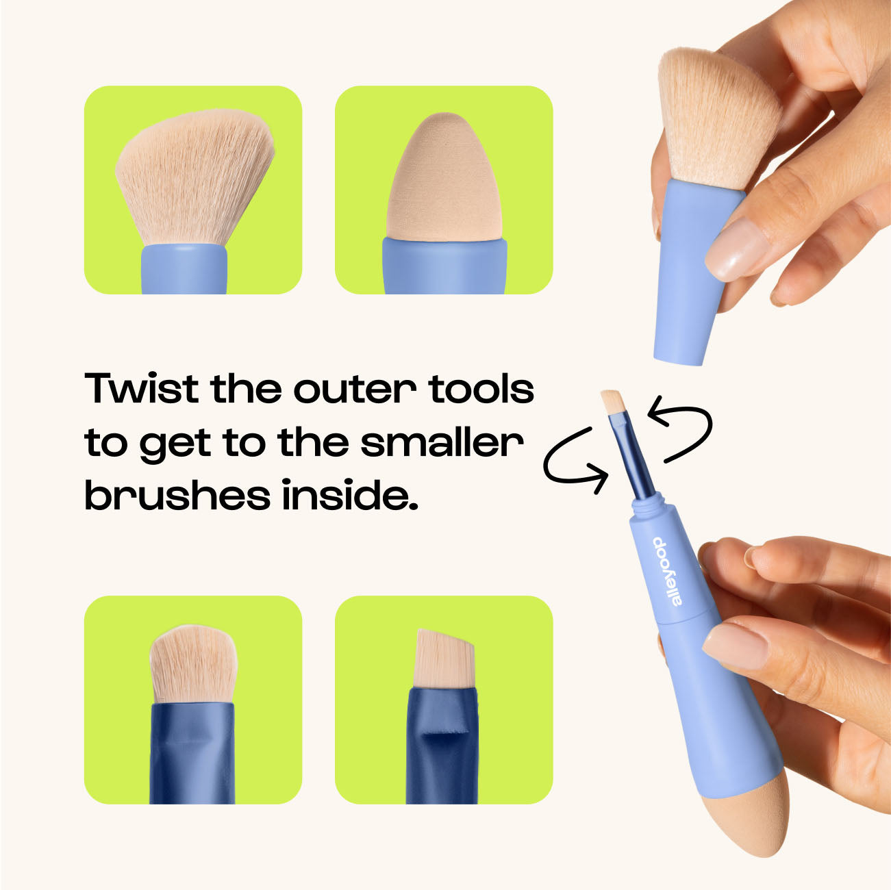 Multi-Tasker: Makeup Brush | Alleyoop