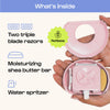 All-In-One Portable Razor + Moisturizing Bar + Spray Bottle | Alleyoop